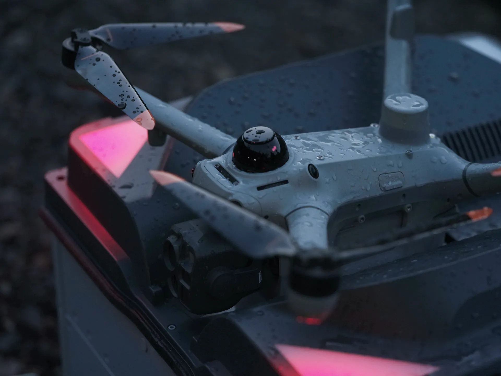 DJI Matrice 5TD ใน DJI Dock 4 ระหว่างฝนตก