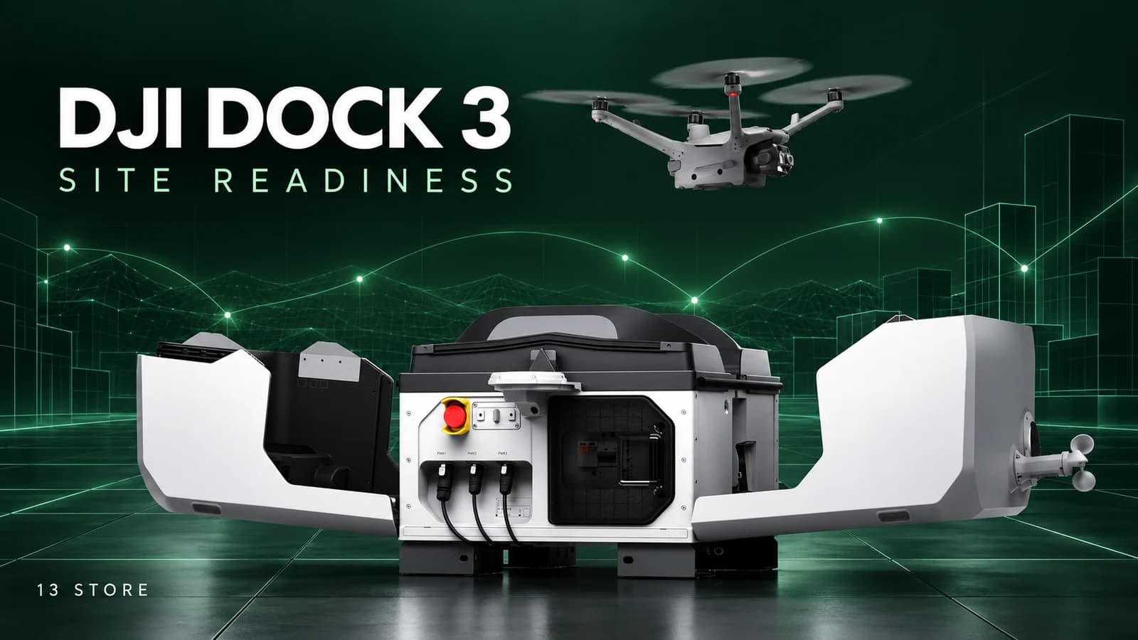 DJI Dock 3: เช็กพื้นที่ ไฟ และเครือข่ายก่อนขอใบเสนอราคา