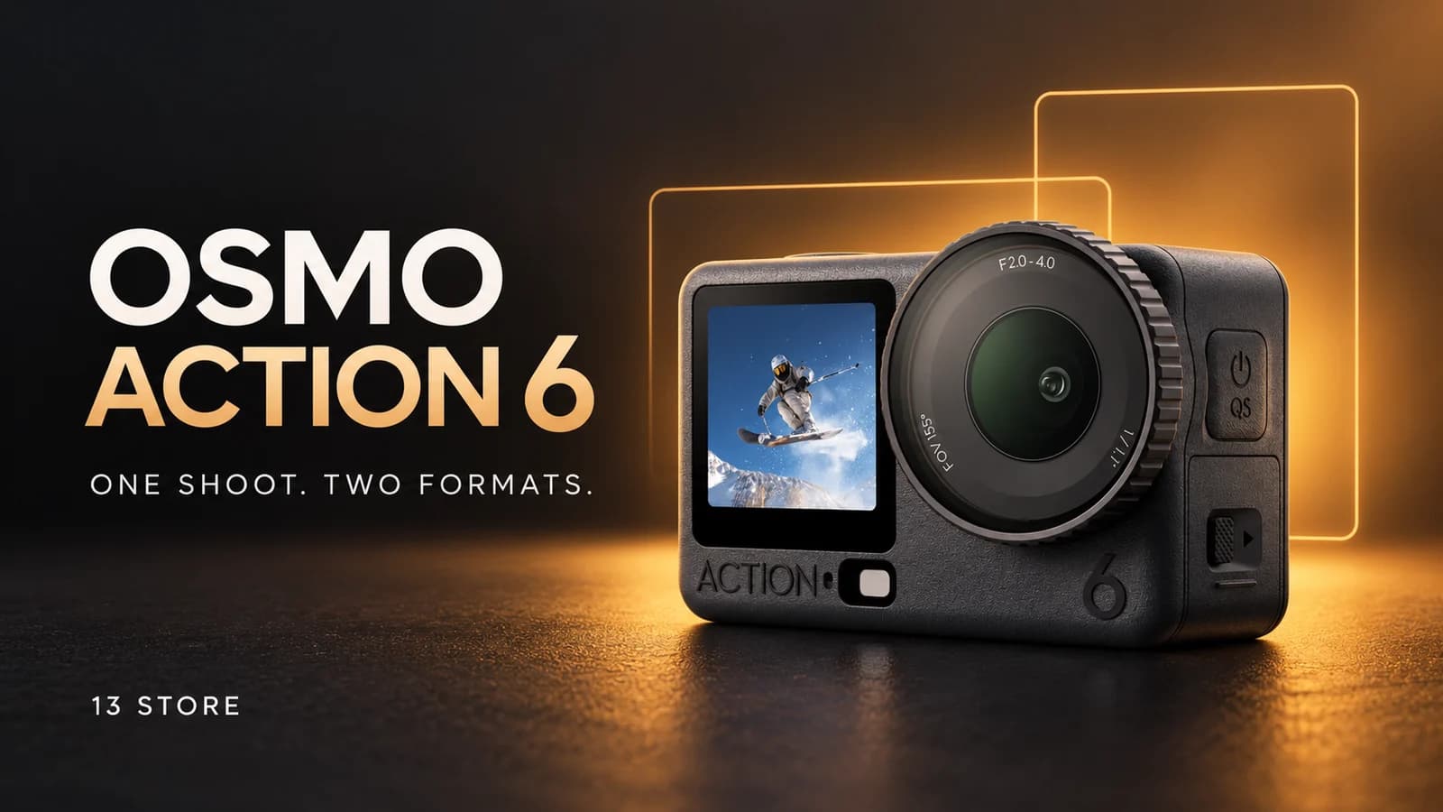 Osmo Action 6 ถ่ายครั้งเดียว เผื่อวิดีโอแนวตั้งและแนวนอน