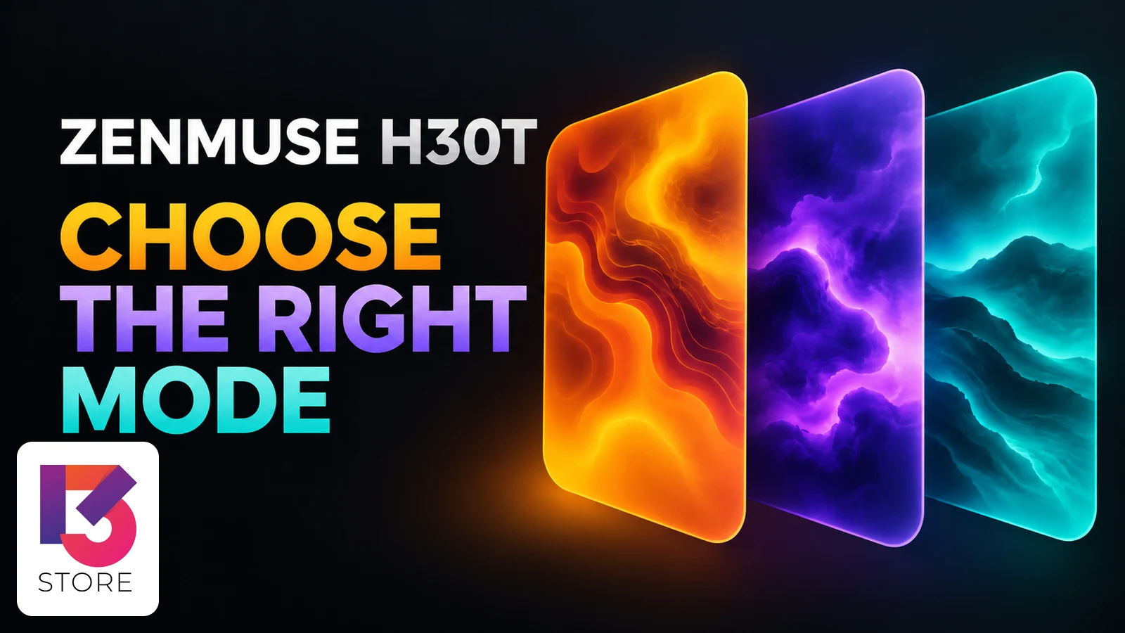 Zenmuse H30T: High Gain, Low Gain และ High-Res เลือกอย่างไร