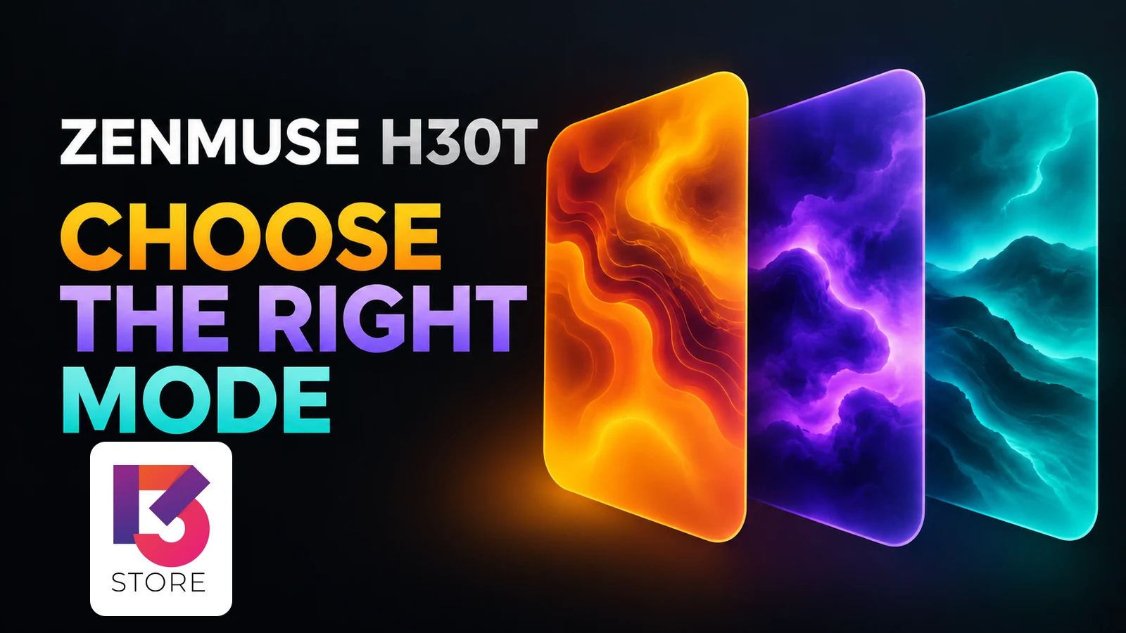 Zenmuse H30T: High Gain, Low Gain และ High-Res เลือกอย่างไร
