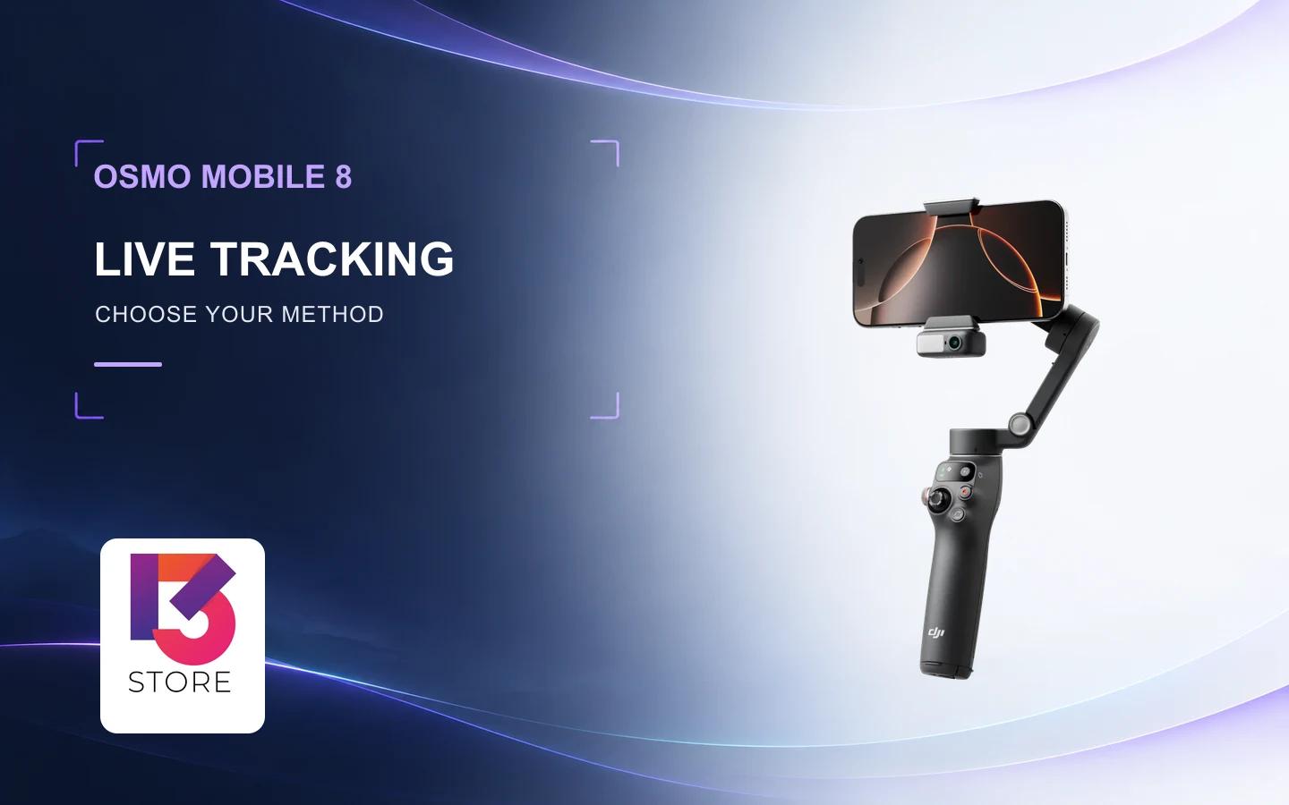 Osmo Mobile 8 ไลฟ์ผ่านแอปอื่น: เลือก Tracking แบบไหนให้ตรงมือถือ