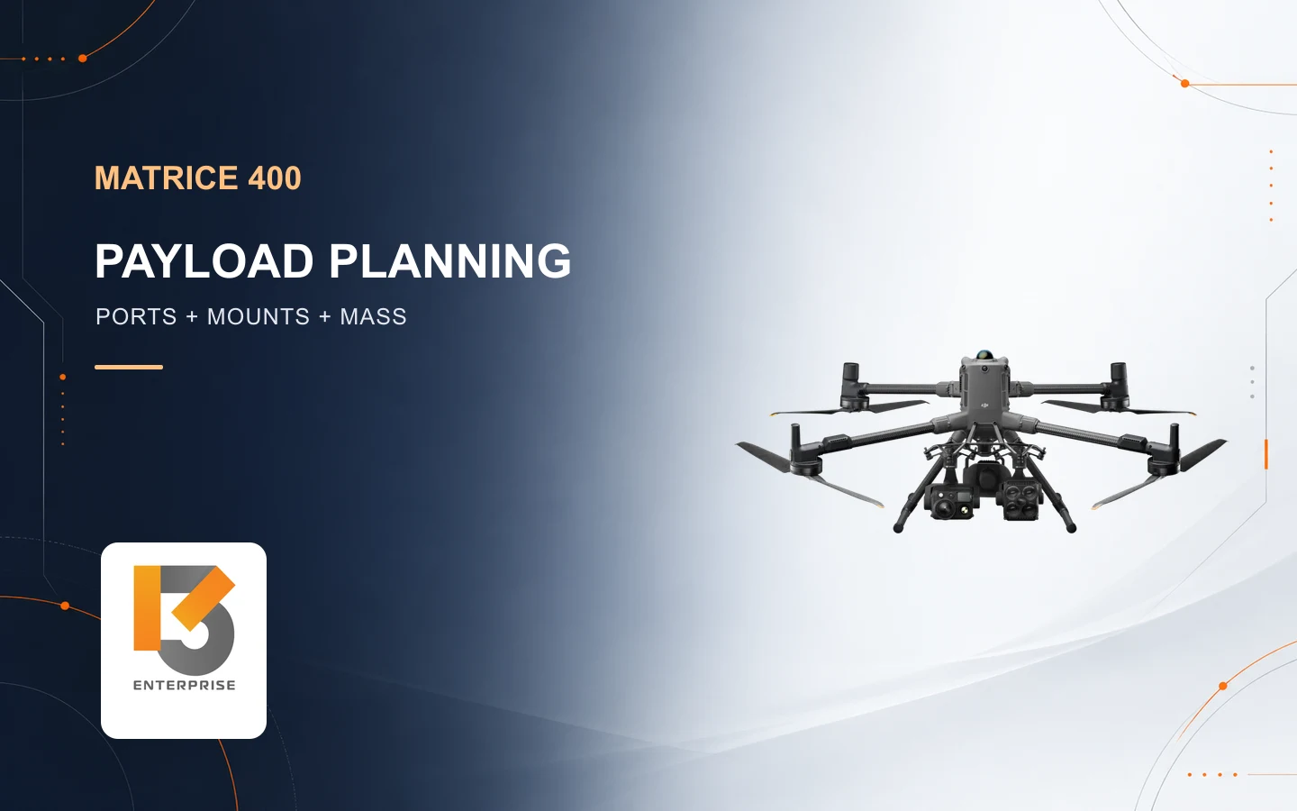 Matrice 400 ติด Payload หลายตัว: ตรวจอะไรนอกจากน้ำหนัก 6 กก.