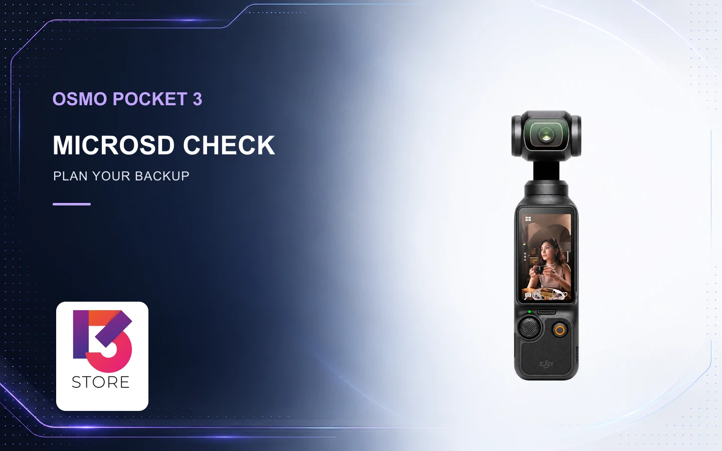Osmo Pocket 3 ใช้ microSD แบบไหน? เลือกการ์ดและสำรองไฟล์ก่อนถ่าย