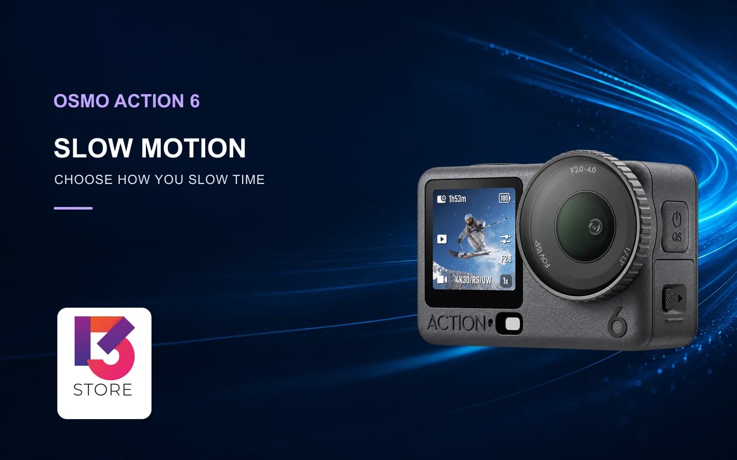 Osmo Action 6 Slow Motion กับ 32× ต่างกันอย่างไร? เลือกก่อนถ่าย
