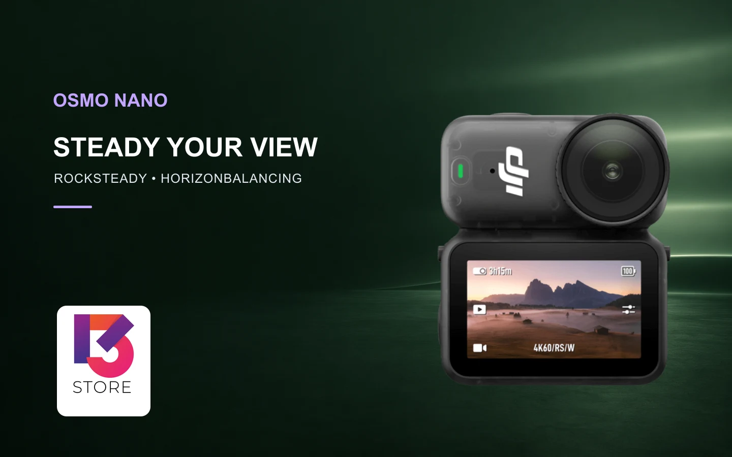 Osmo Nano กันสั่นแบบไหนดี? RockSteady กับ HorizonBalancing ต่างกันอย่างไร