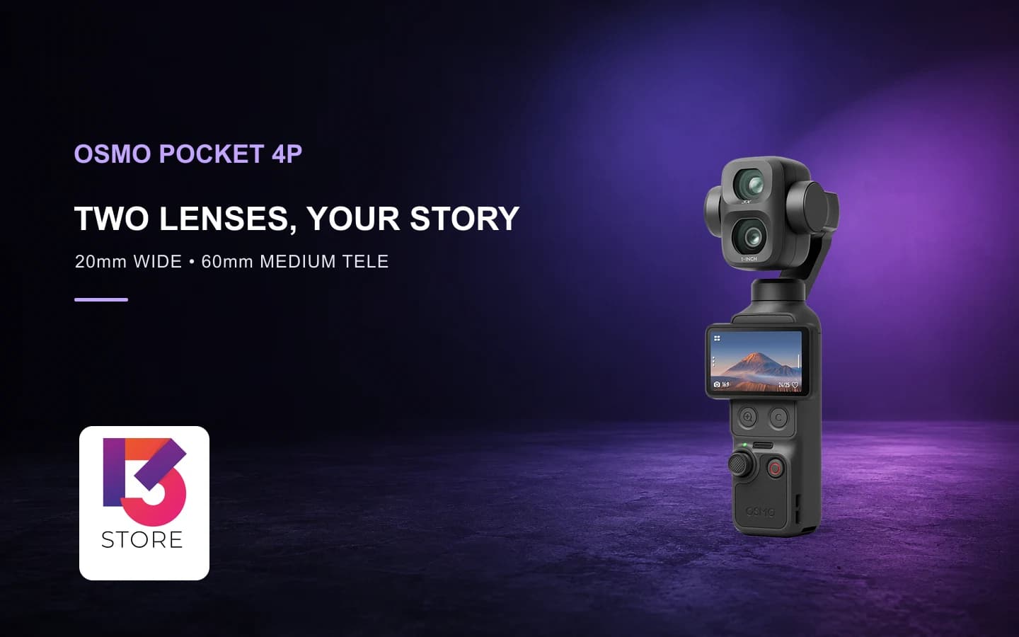Osmo Pocket 4P กล้องคู่ 20mm กับ 60mm เหมาะกับใคร?
