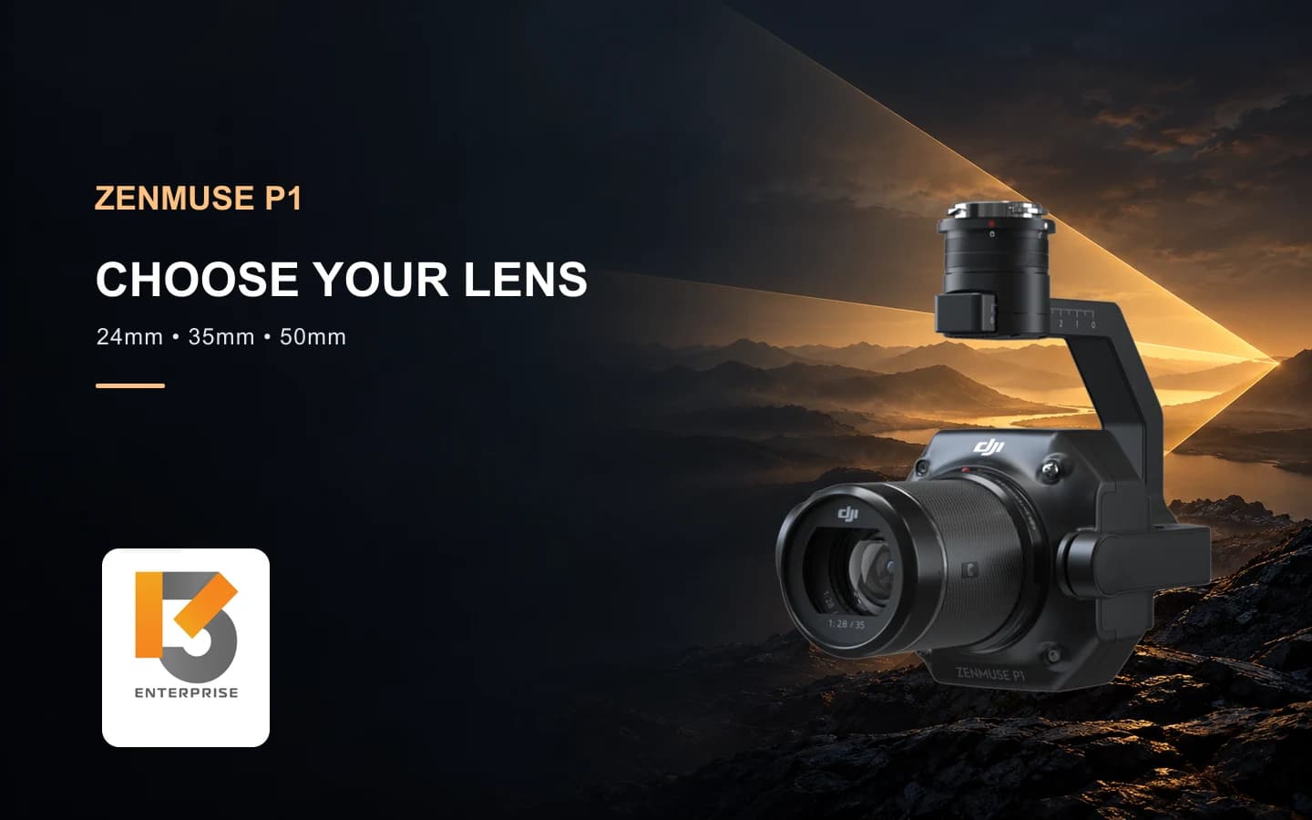 Zenmuse P1 เลนส์ 24, 35 หรือ 50mm: เลือกจาก GSD และแผนบิน