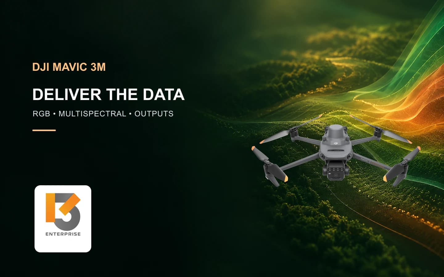 Mavic 3M: แยก RGB, TIFF และแผนที่ดัชนีพืช