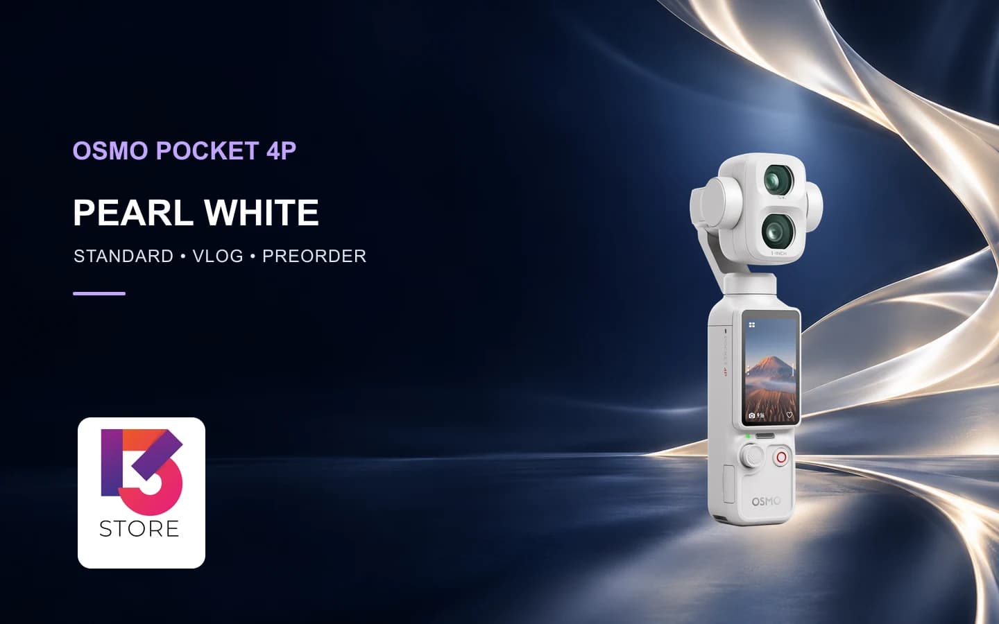 Pocket 4P Pearl White: เลือก Standard หรือ Vlog Combo