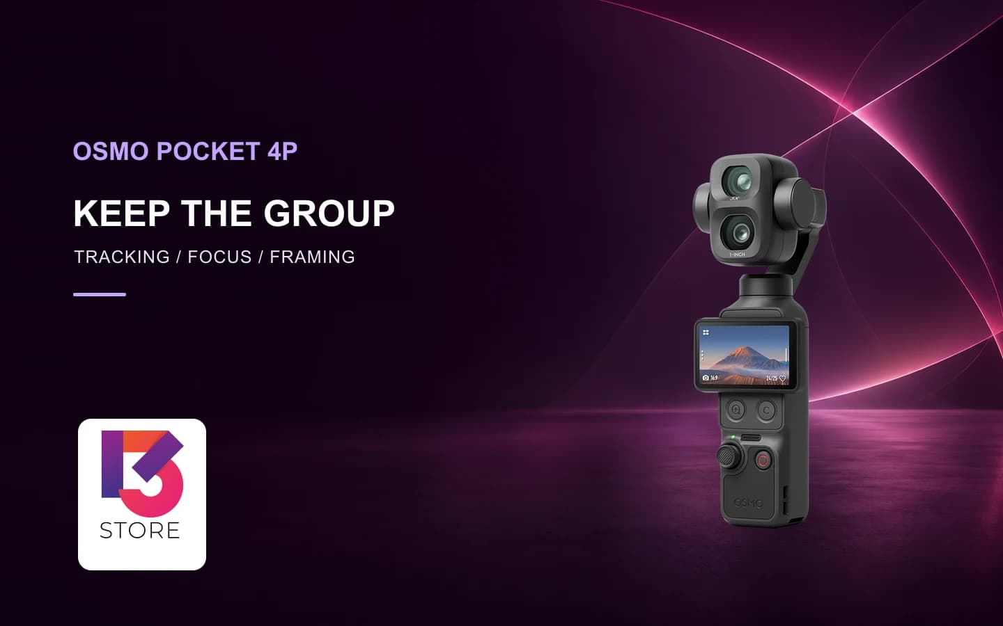 Pocket 4P ติดตามหลายคน: แยก ActiveTrack กับโฟกัส