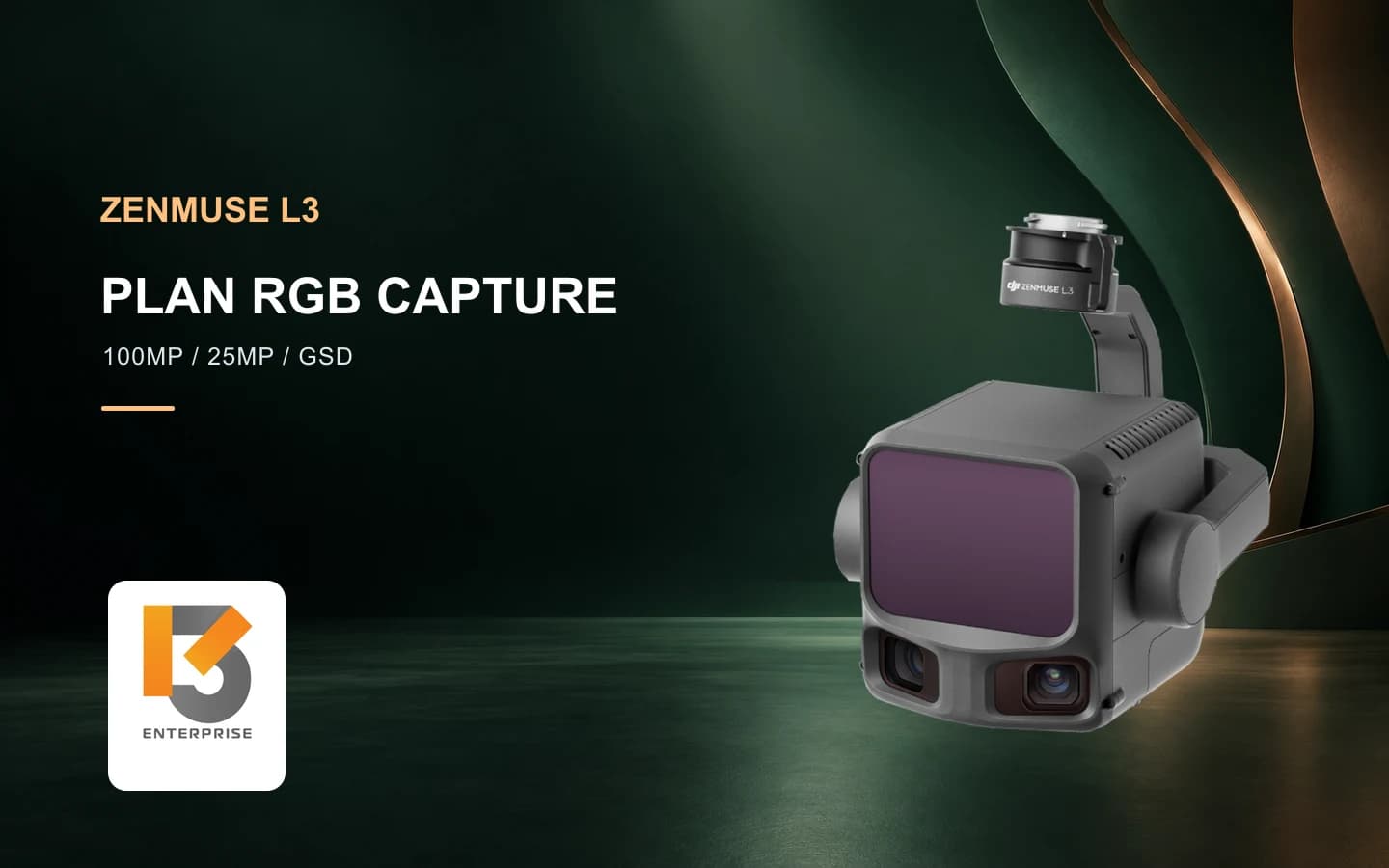 Zenmuse L3 กล้อง RGB: เลือก 100MP หรือ 25MP ก่อนวางงาน