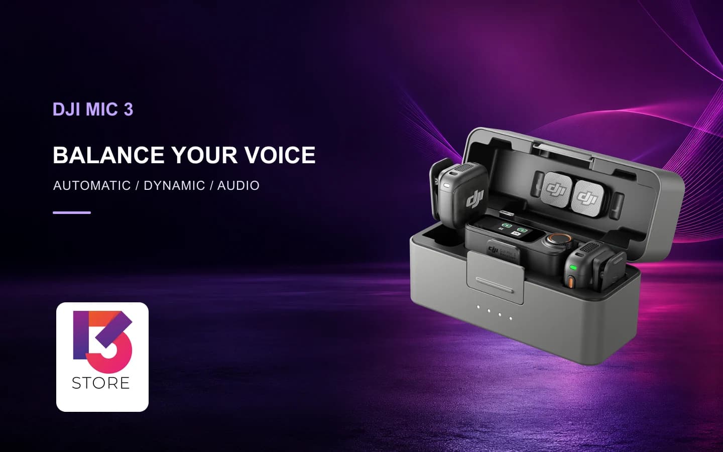 DJI Mic 3 Adaptive Gain: Automatic กับ Dynamic ต่างกันอย่างไร