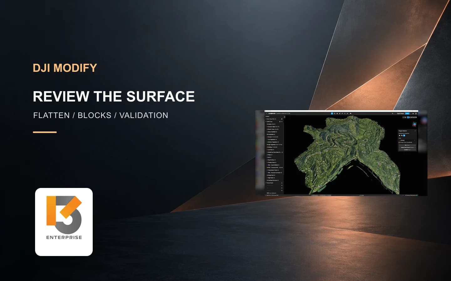 DJI Modify Flatten: ปรับผิวโมเดลอย่างไร ไม่ให้สับสนกับระดับจริง