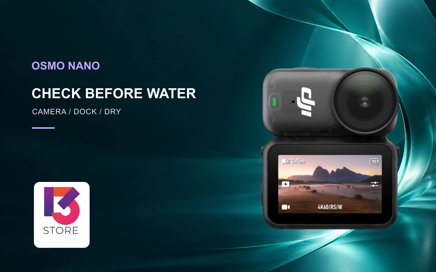 Osmo Nano กันน้ำได้แค่ไหน? แยกตัวกล้องกับ Vision Dock ก่อนลงน้ำ