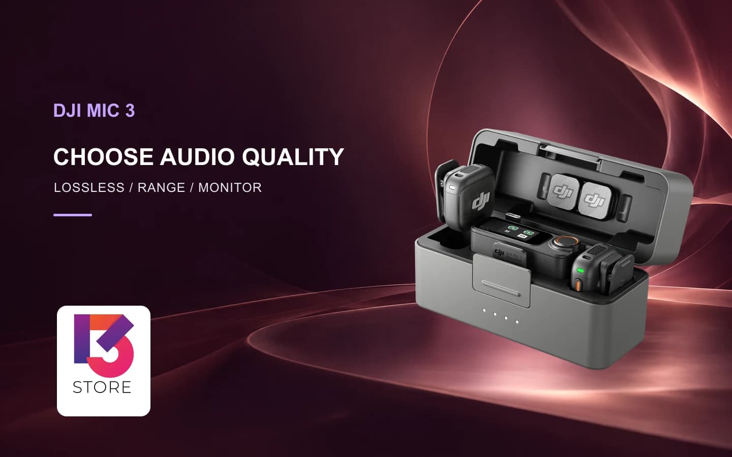 DJI Mic 3 Lossless Audio: เลือกคุณภาพเสียงพร้อมระยะส่งอย่างไร