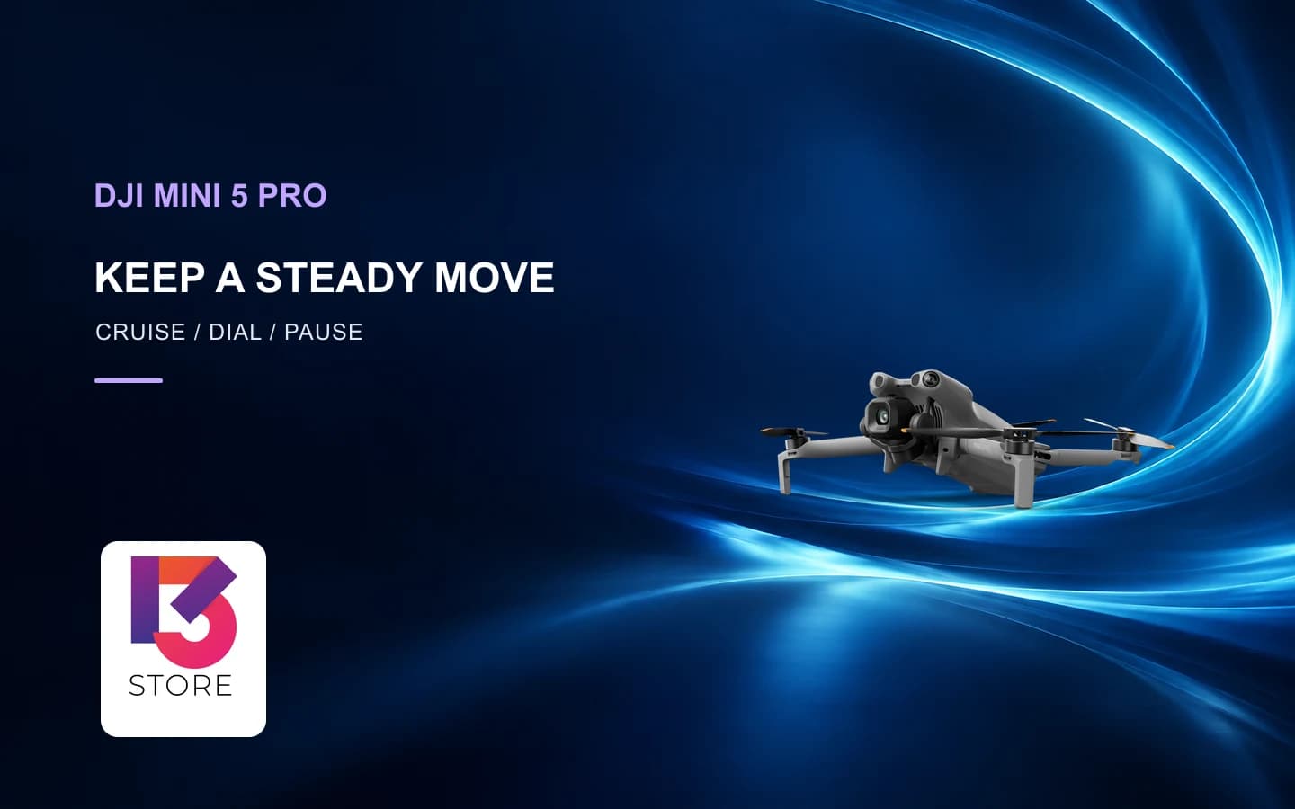 Mini 5 Pro Cruise Control: ล็อกความเร็วและเลือก RC 2 หรือ RC-N3