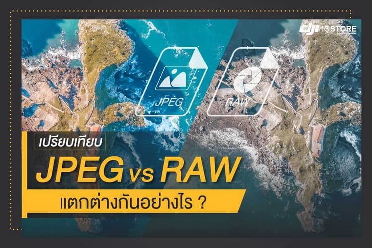 ไฟล์ JPEG vs RAW แตกต่างกันอย่างไร? ควรจะใช้แบบไหนให้เหมาะกับงาน