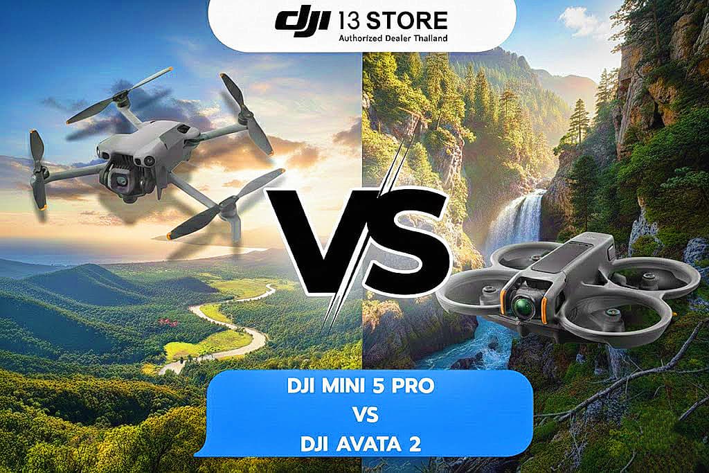 DJI MINI 5 Pro VS DJI AVATA 2