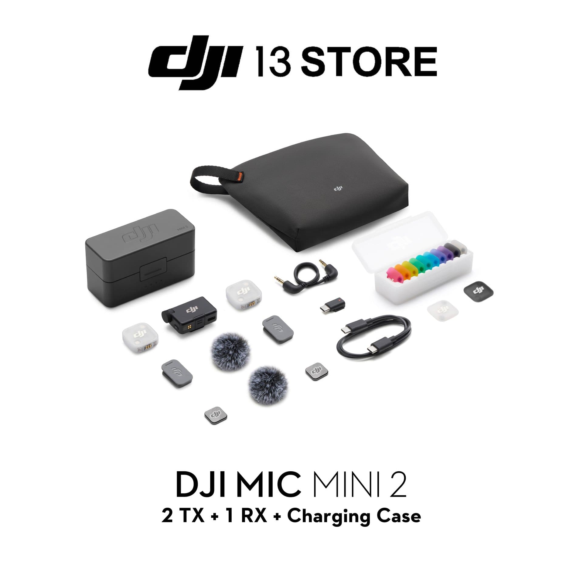 DJI Mic Mini 2 (2 TX + 1 RX + Charging Case)