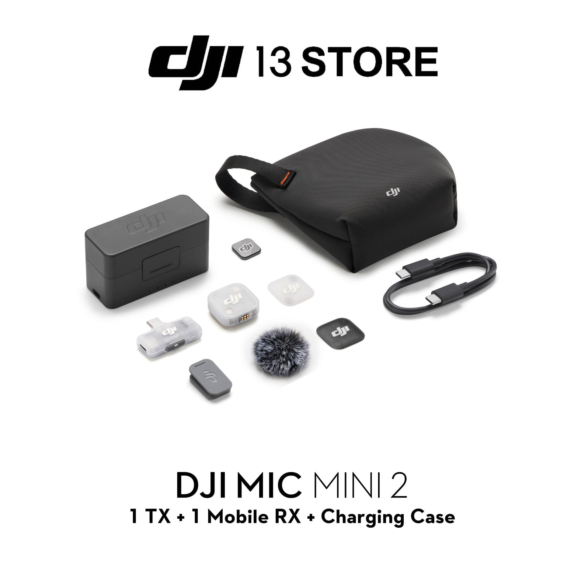 DJI Mic Mini 2 (1 TX + 1 Mobile RX + Charging Case)