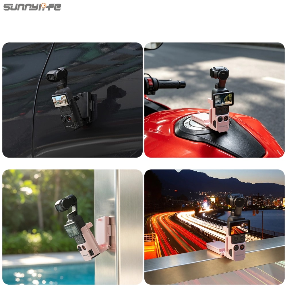 Sunnylife ตัวยึดแม่เหล็กปลดเร็ว DJI Osmo Pocket 4 Pro Quick Release Magnetic Mount ขายึดกล้อง