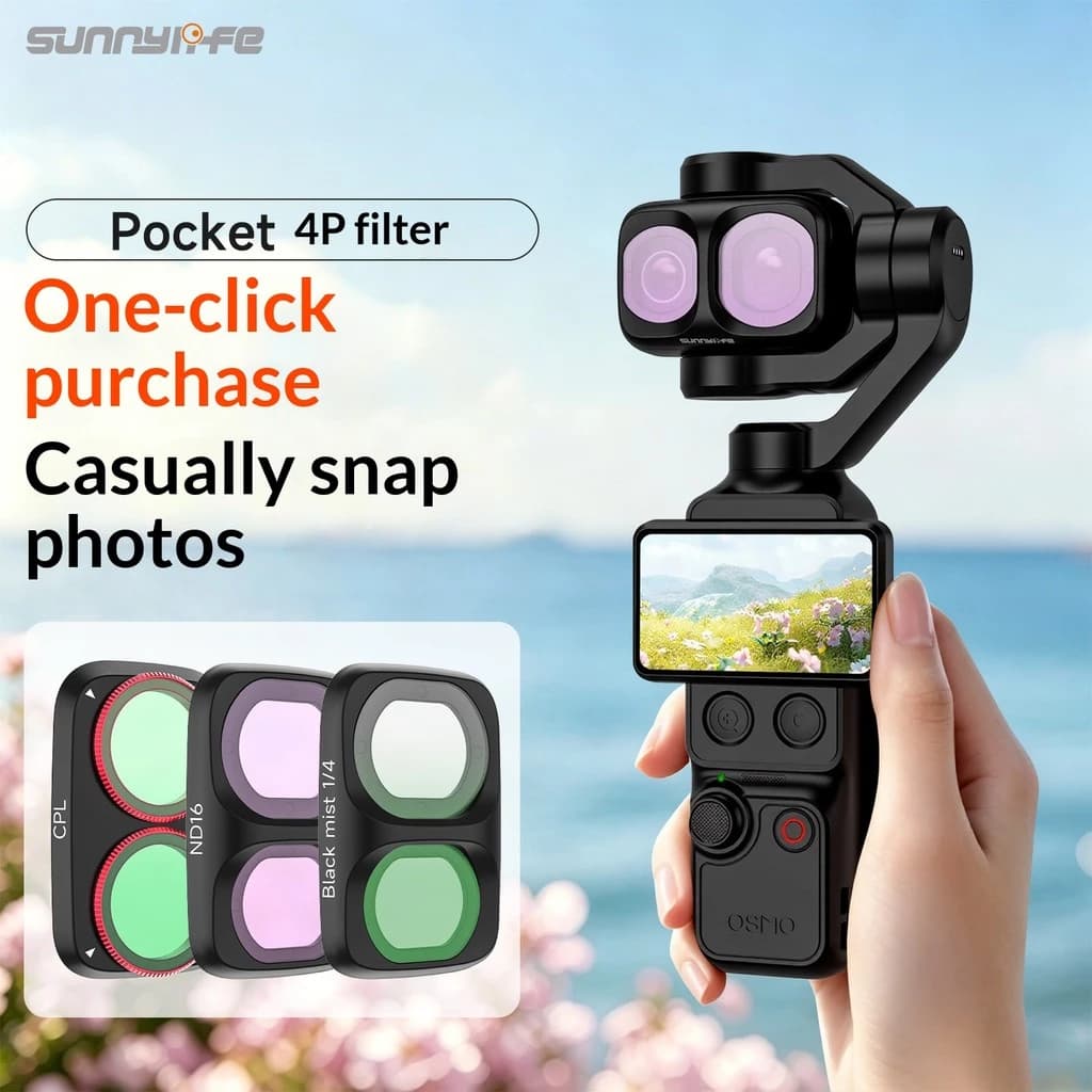 Sunnylife ฟิลเตอร์ MCUV DJI Osmo Pocket 4P
