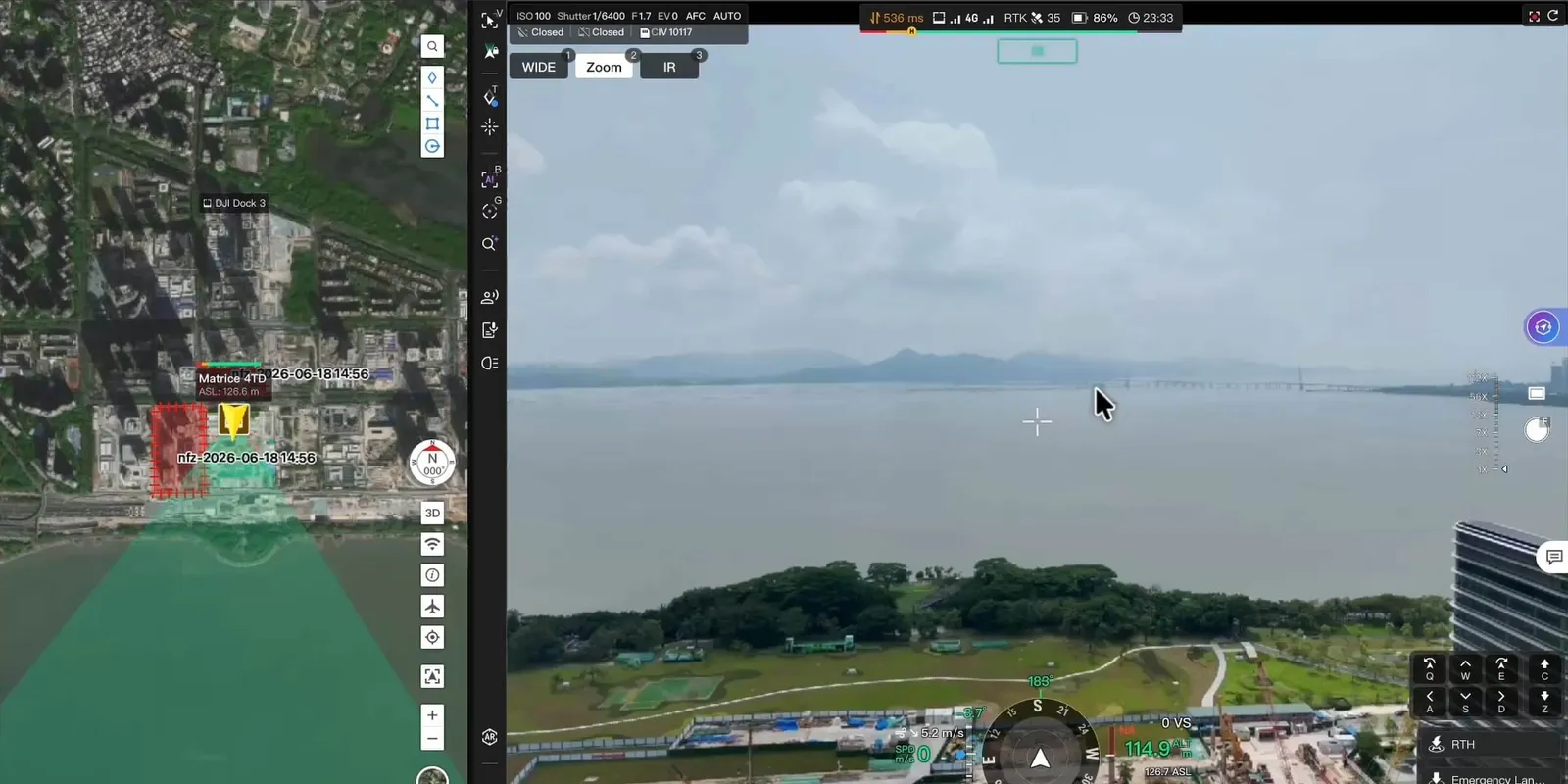 Cockpit เส้นทาง และแดชบอร์ด