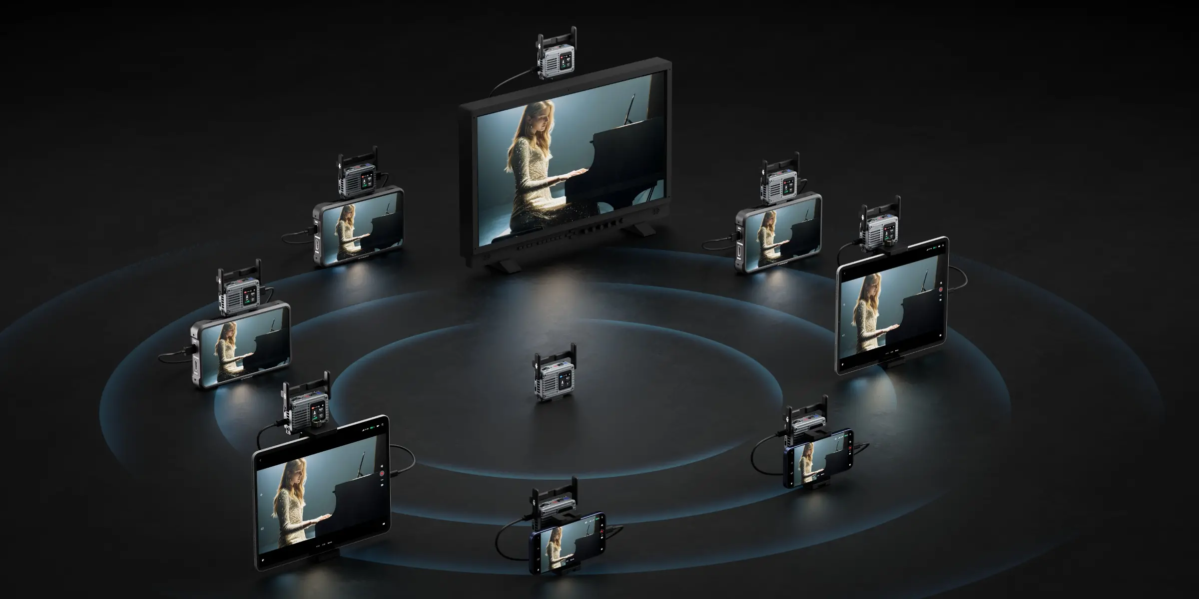 DJI SDR Transmission 2 ส่งภาพ 1 ตัวส่งถึง 8 ตัวรับ มอนิเตอร์หลายจอพร้อมกัน