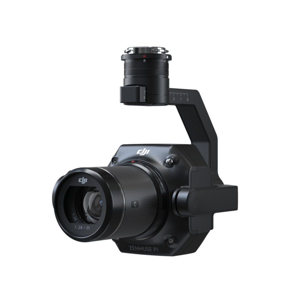Zenmuse P1 พร้อมชุดเลนส์บนกิมบอลสามแกน Zenmuse P1 พร้อมชุดเลนส์บนกิมบอลสามแกน